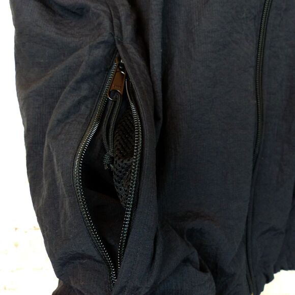 Columbia Ripstop Vest Mens L Black Full Zip Nylon Outdoor Hiking Techwear VTG - Picture 8 of 14